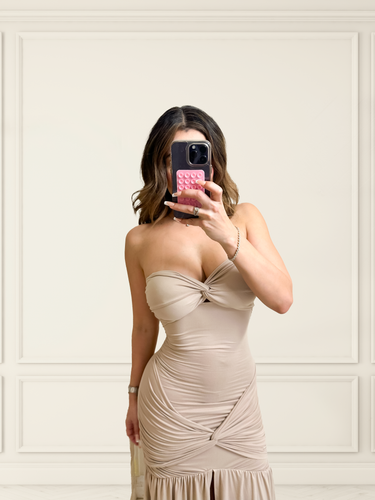 Barbara strapless mermaid dress